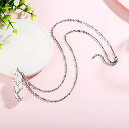 Collier en pierres précieuses arbre de vie élégant avec des cristaux scintillants - Elara