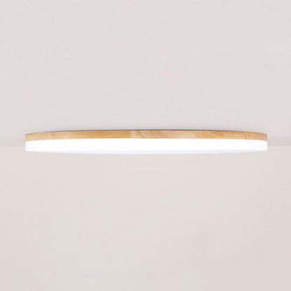 Floroux lampe de plafond LED - Bois et métal pour intérieurs modernes