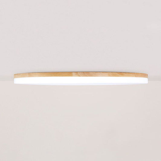 Floroux lampe de plafond LED - Bois et métal pour intérieurs modernes