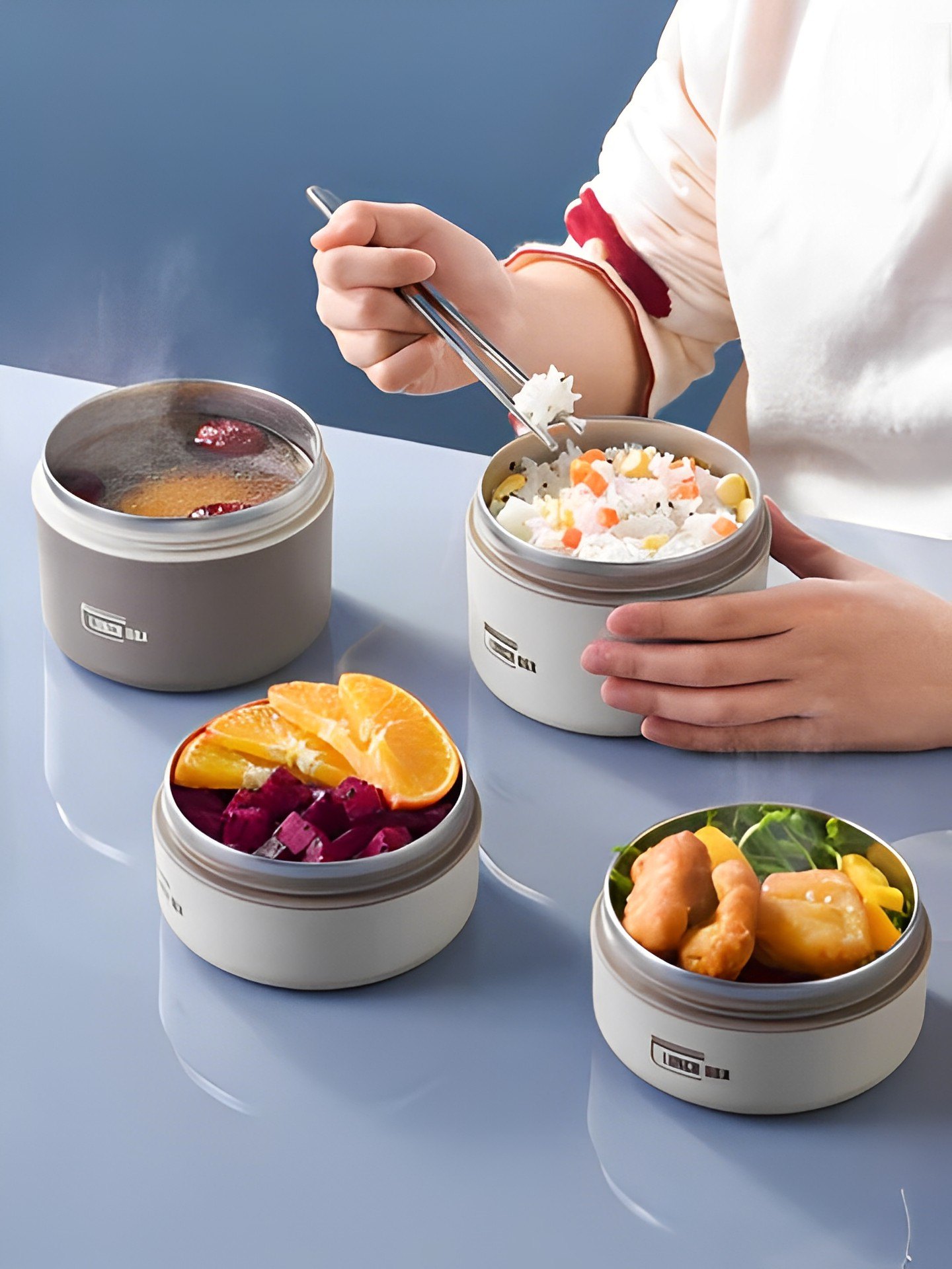 CuisineChic - Lunchbox thermique isotherme pour repas frais et sains