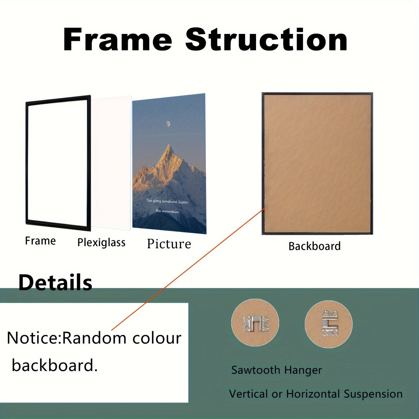 ClassicFrame – Cadre Photo Élégant pour Photos Grand Format