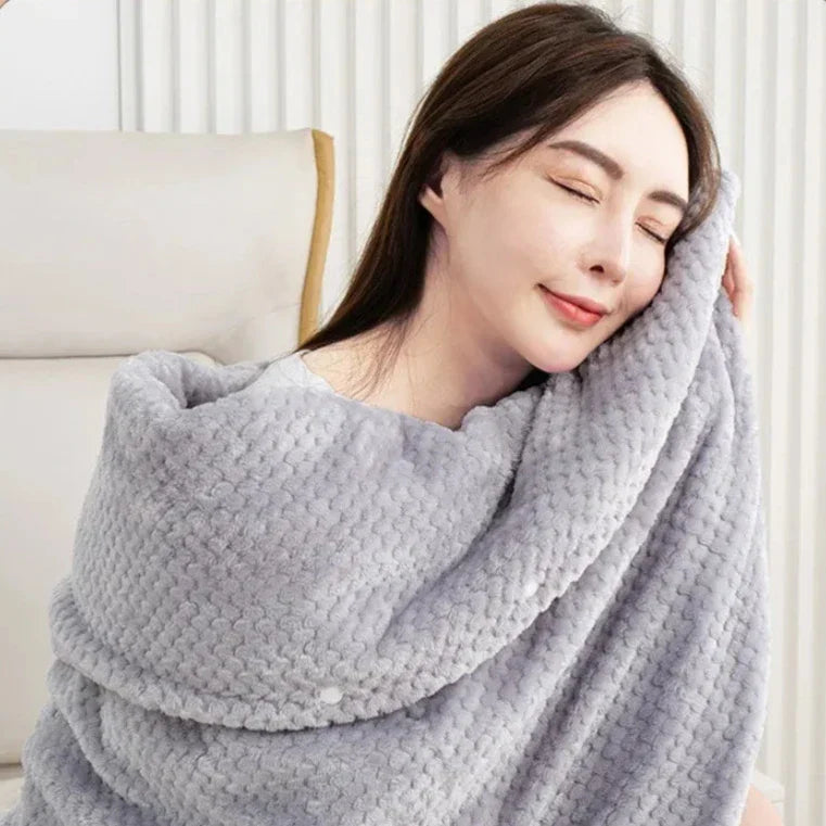 Floroux - Couverture chauffante électrique imperméable confortable