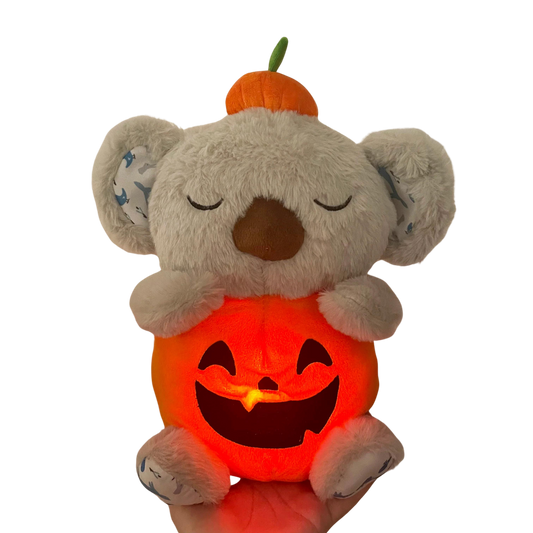 Floroux - Joli jouet en peluche koala avec musique apaisante pour Halloween
