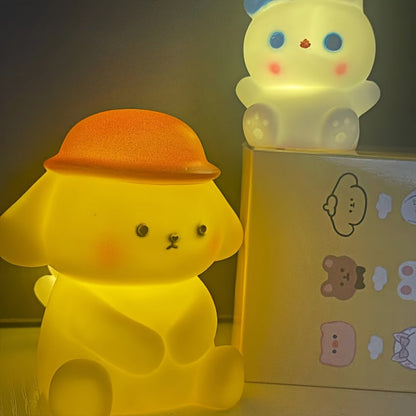PuppyGlow Light - Petite lampe de nuit LED mignonne pour enfants