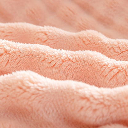 Floroux - Buubbles Douce Douillette Légère Couverture en Flanelle