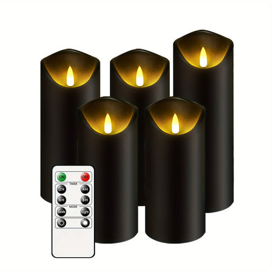 Ensemble de bougies LED sans flamme | Éclairage d'ambiance sûr pour les fêtes et la décoration