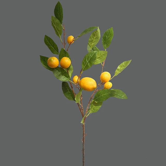 Floroux - Fleur artificielle de citron frais