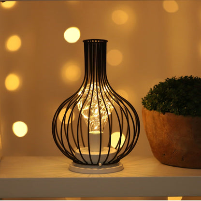 Antique Eva Luxe NoirLume Lampe de Table