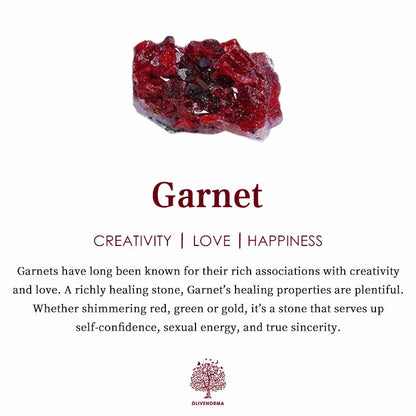 Ensemble de bijoux en grenat élégant - Liora's Enchantement