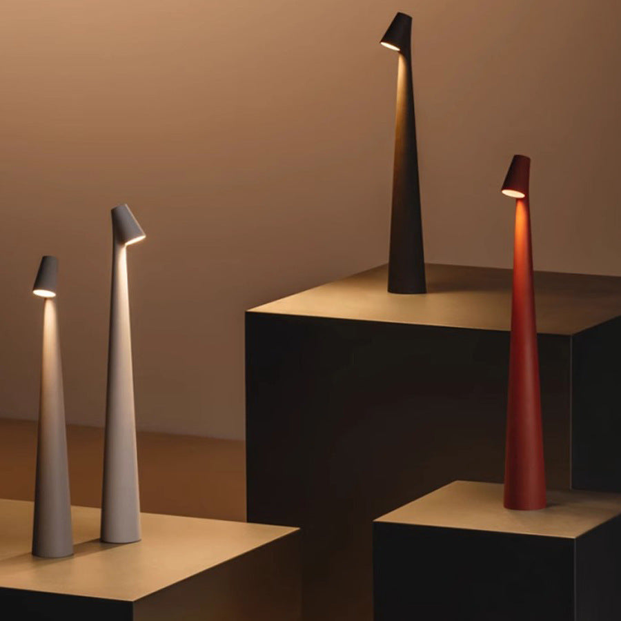 Lampe d'ambiance en design nordique minimaliste | Sans fil | LED | Lampe de lecture | Lampe de table