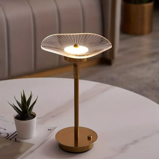 Floroux - Lampe de table LED moderne pour une atmosphère chaleureuse et accueillante