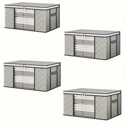 SmartStore - Ensemble de 4 sacs de rangement pliables pour vêtements et linge de lit