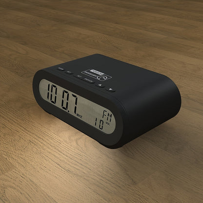 TimeGlow Réveil – Radio Numérique LED avec Snooze