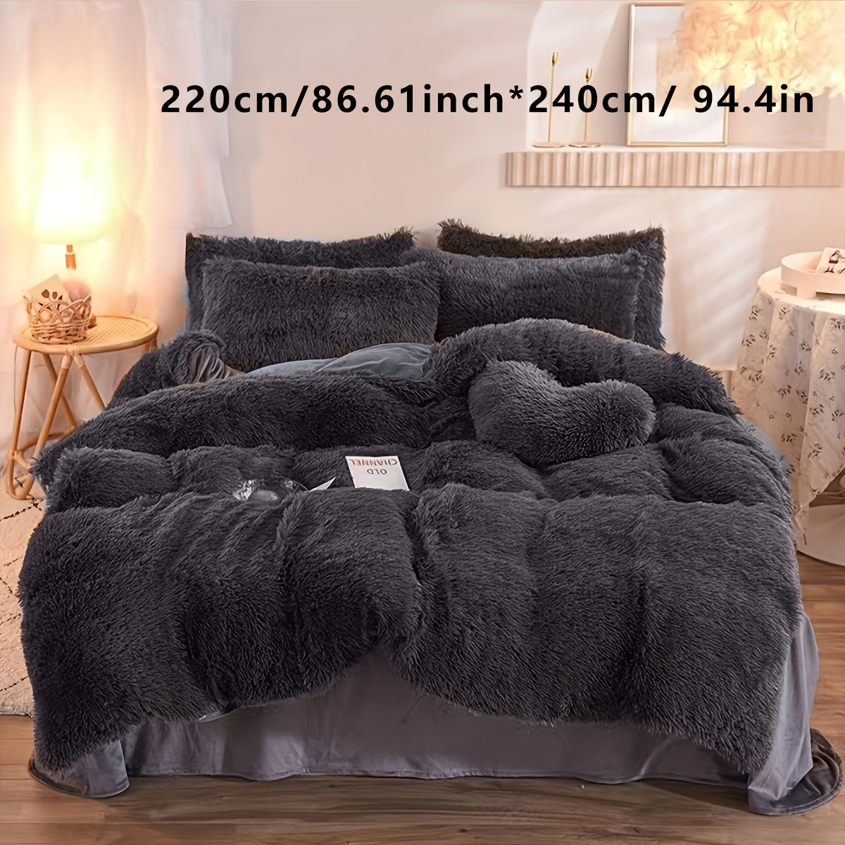 Ensemble de housse de couette en velours luxueux pour un confort ultime