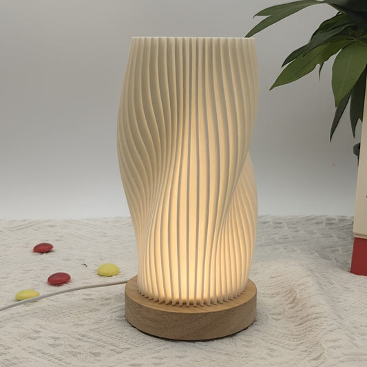 CozyLight – Lampe de nuit LED dimmable avec bois