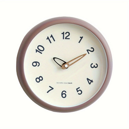 SilenceTime Horloge – Élégante Horloge Murale de 10 Pouces pour la Maison