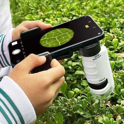 Microscope pour enfants 60-120x avec caméra et 8 lumières LED - Loupe éducative pour jeunes explorateurs