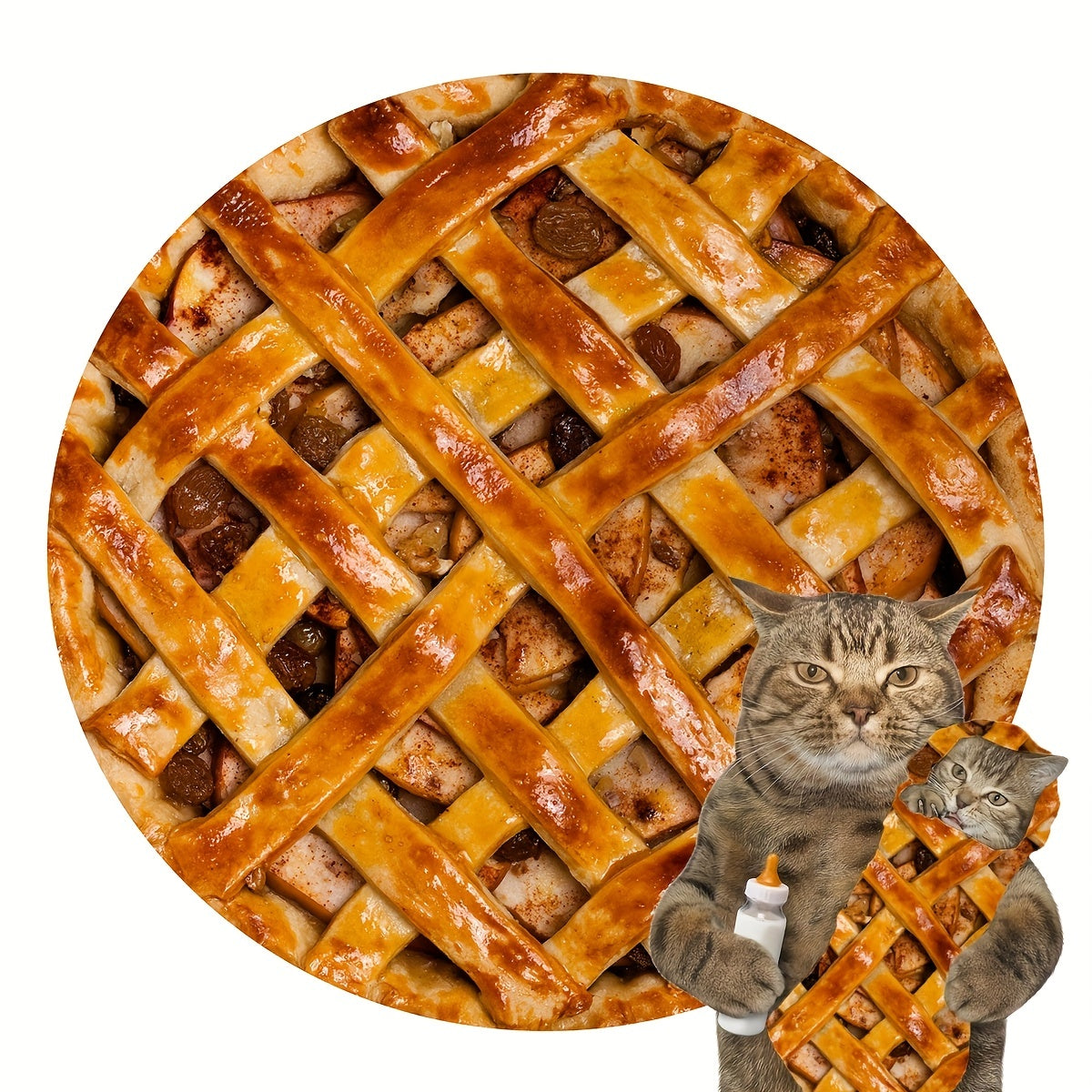 Couverture Tortilla - Couverture réaliste en Pepperoni Pizza, Couverture en flanelle douce et confortable, Cadeau personnalisé