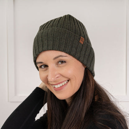 CozyMerino Bonnet - Luxe Bonnet en Merino pour Femmes