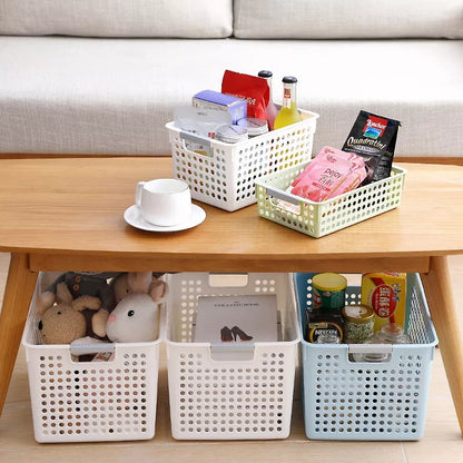 Panier de rangement en plastique