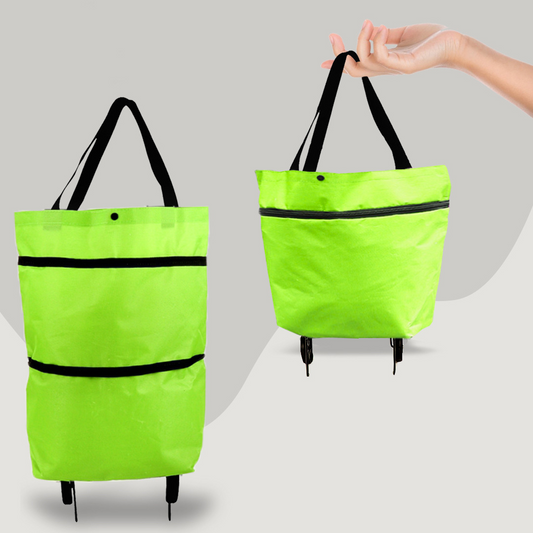 CarryFlex - Sac de courses pratique 2-en-1 avec roues