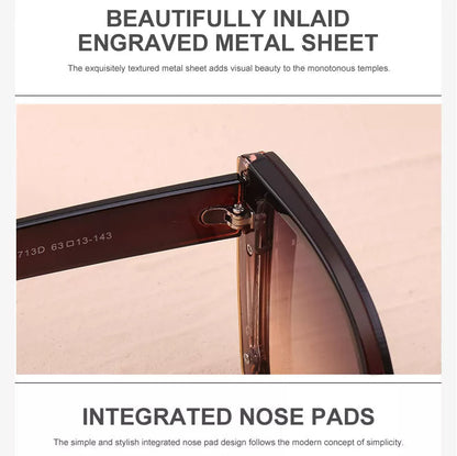 BillieShade - Lunettes de soleil rétro carrées tendance