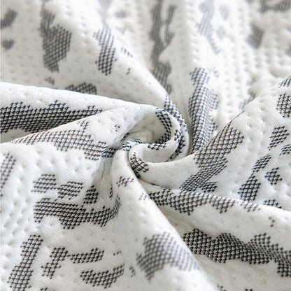 Couverture d'appoint en chevron d'été pour canapé/divan