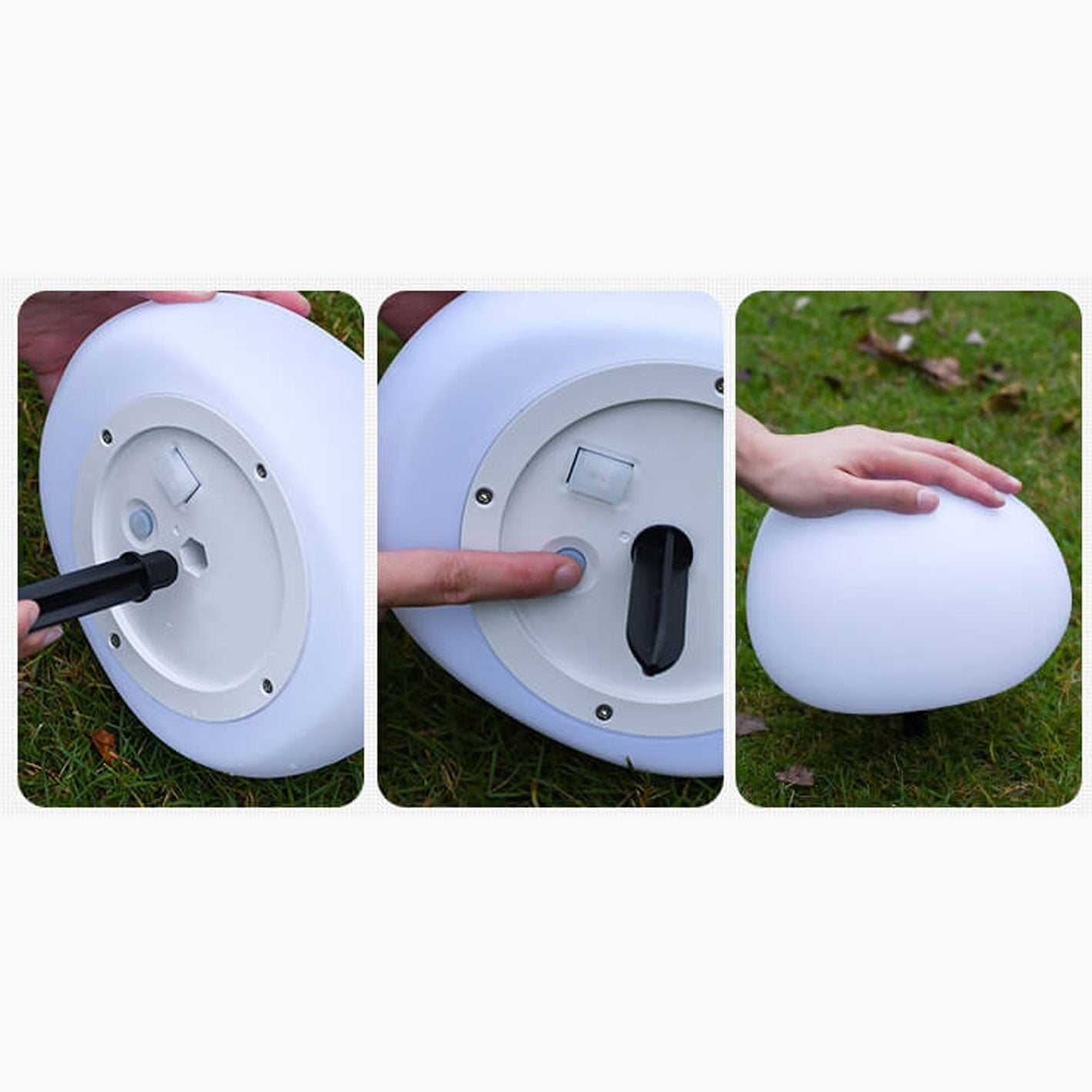 Floroux LED Boule Luminaire pour Extérieur | Solaire Étanche | Éclairage Décoratif pour Pelouse & Jardin | Durable & Résistant aux Intempéries