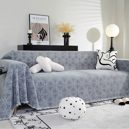 Couverture de canapé en chenille confortable