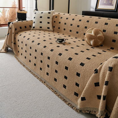 Couverture de canapé/couverture de canapé carrée Cozy