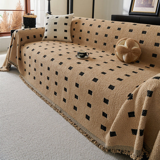 Couverture de canapé/couverture de sofa en matrice carrée