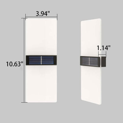Floroux Lampe Murale Solaire LED | Résistante aux Intempéries | Éclairage Extérieur Alimenté par Solaire | Décor de Jardin & Terrasses