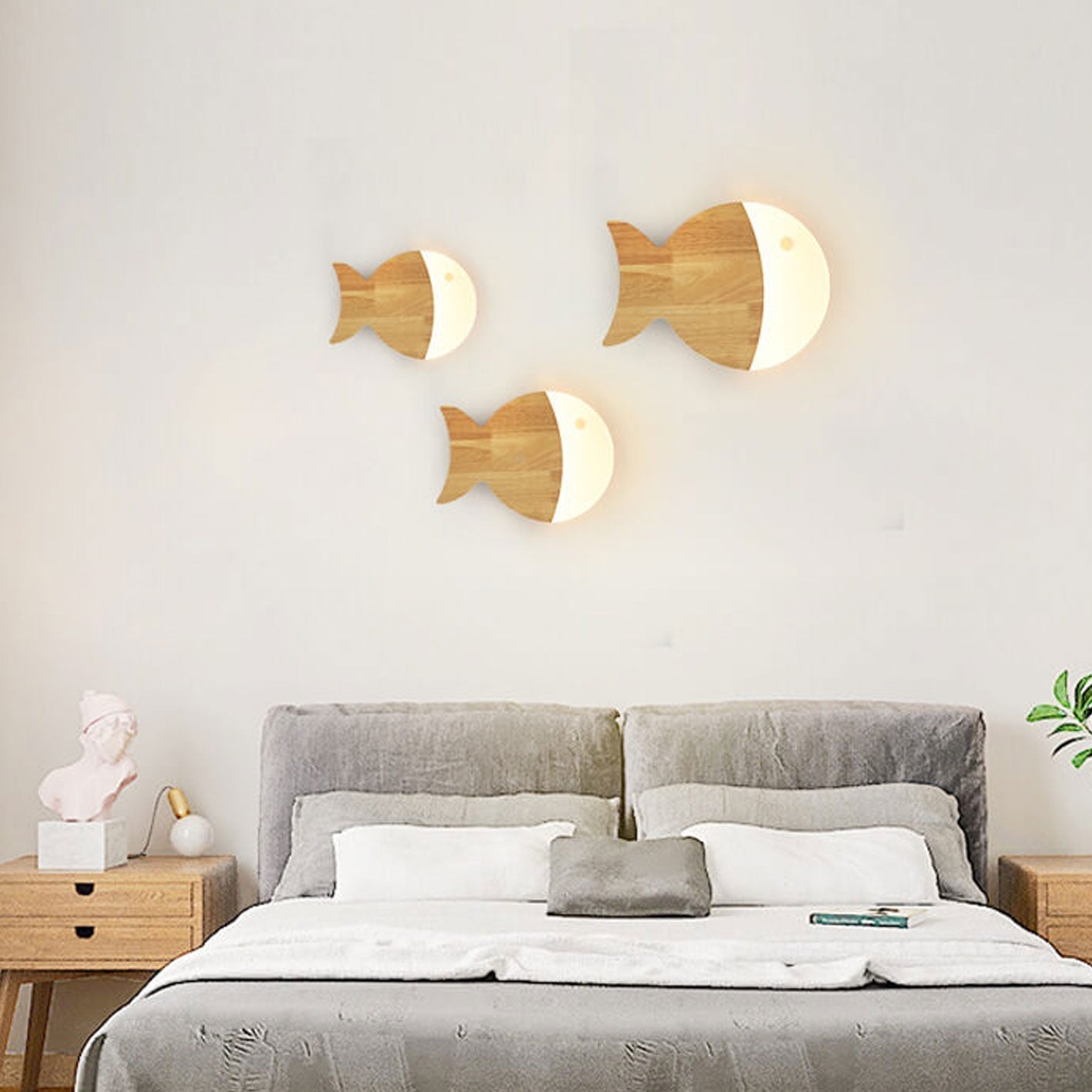 Floroux - Applique murale LED élégante de style scandinave