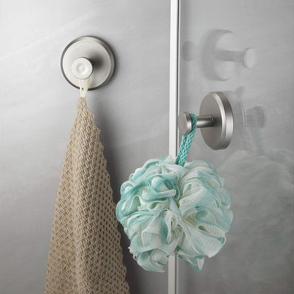 Crochets à ventouse – BathroomBuddy – Maintient fermement – Installation facile (2 pièces)