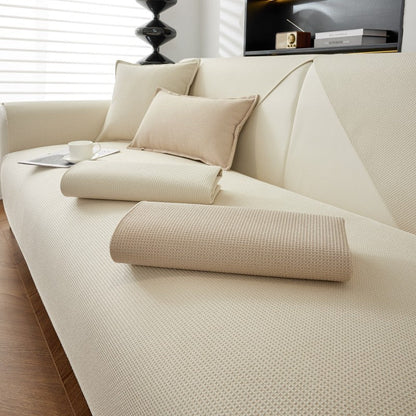 Tissu à motif gaufré Imperméable Housse de canapé/canapé antidérapante