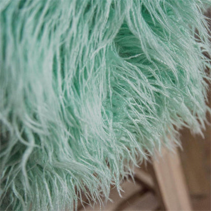 Couverture de table en fausse fourrure pour la fête Décor de banquet