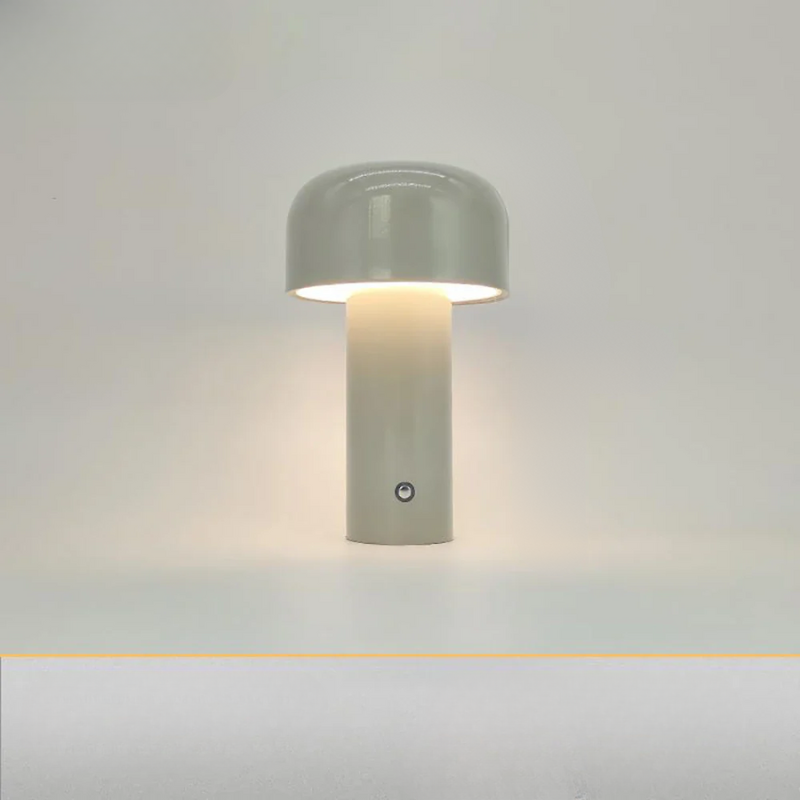 Floroux Lampe à champignon LED rechargeable | Lumière d'ambiance | Lampe de table sans fil pour la maison