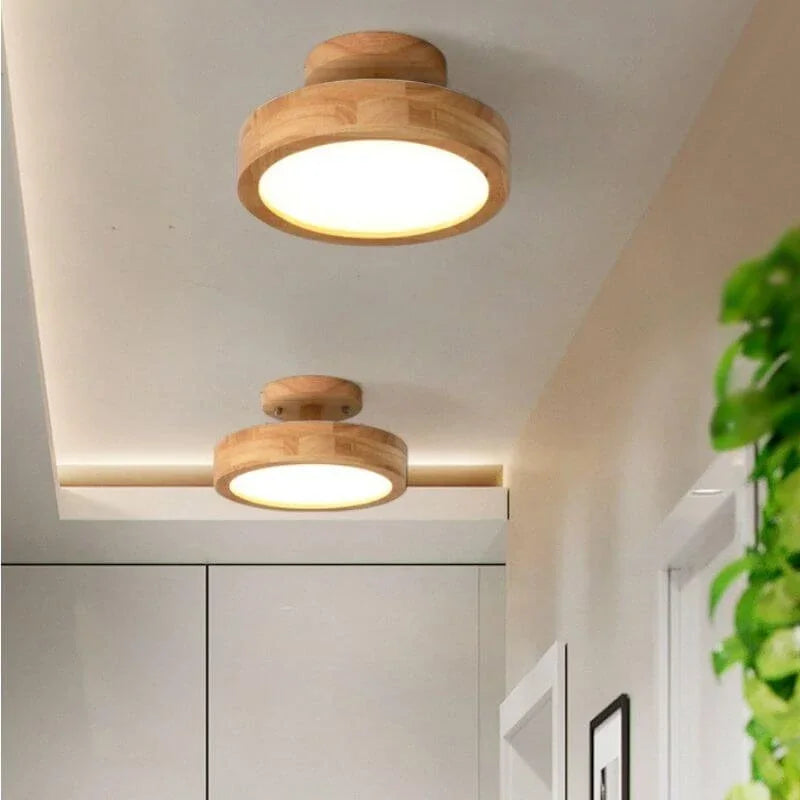 WoodCircle™ – Suspension ronde en bois élégante
