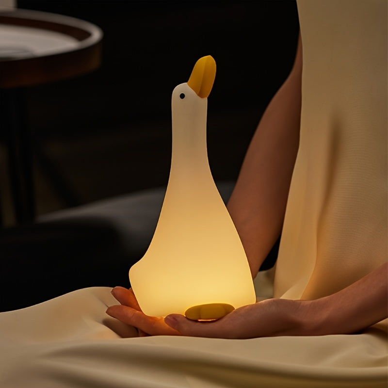 DreamDuck Lampe - Lampe de Nuit en Silicone avec Capteur Tactile Rechargeable