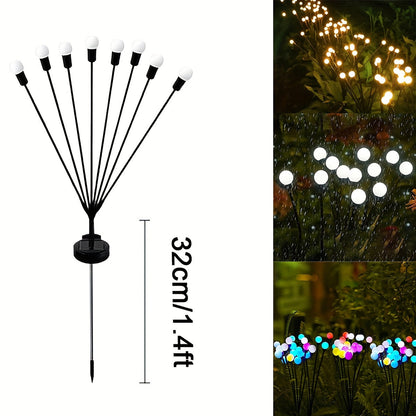 SolarFirefly Lights - Décoration de jardin LED élégante pour l'extérieur