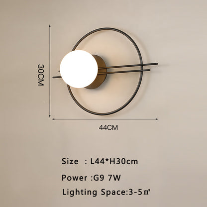 Floroux - Applique murale moderne simple et élégante pour le salon d'hôtel