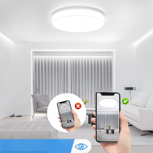 LumièreScandi - Plafond LED Crème Scandinave