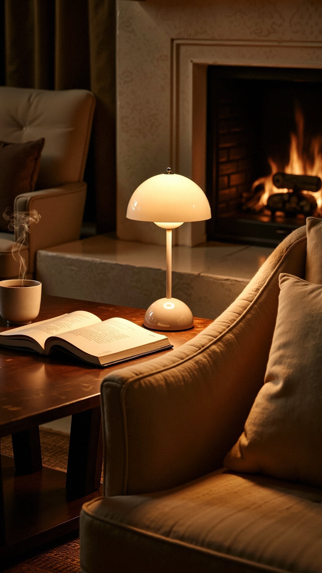 Élégant et moderne rideau de table - Éclairage réglable et raffiné