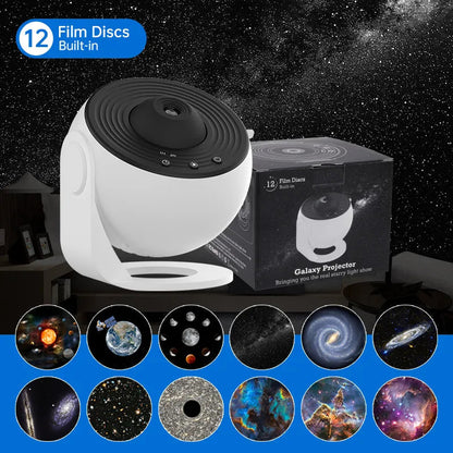 Floroux Celestial Projector 12-in-1 | Home Planetarium | Lighting & Decorative Projector | LED Star Projector