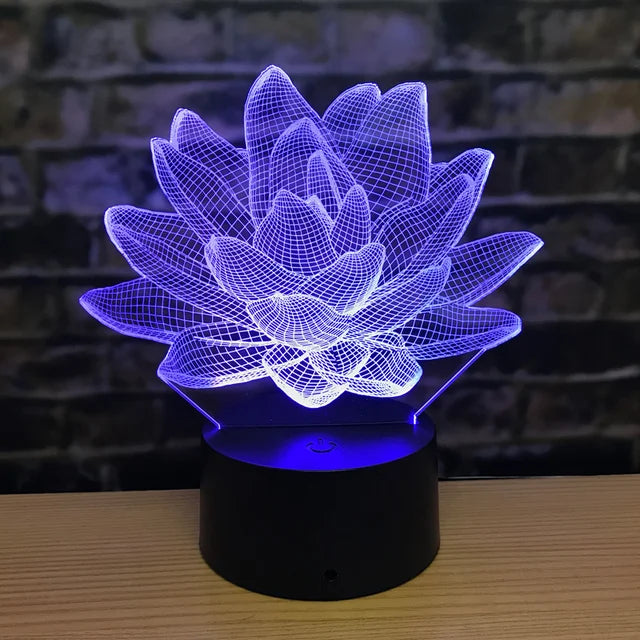 Floroux - Lampe de nuit Lotus