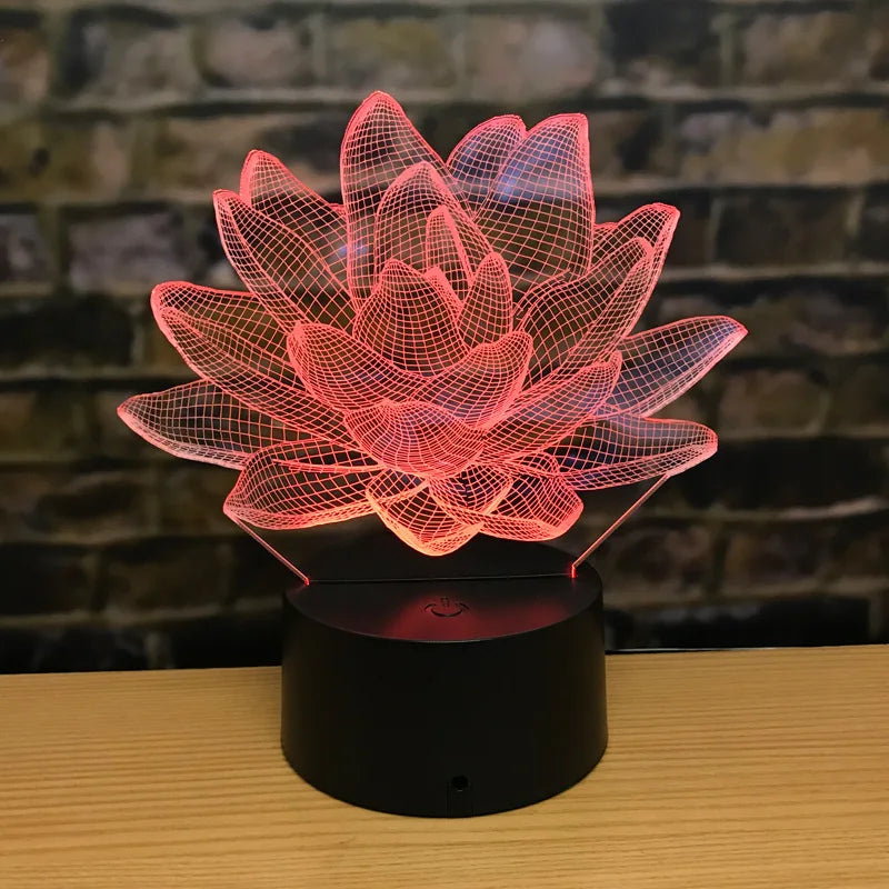 Floroux - Lampe de nuit Lotus