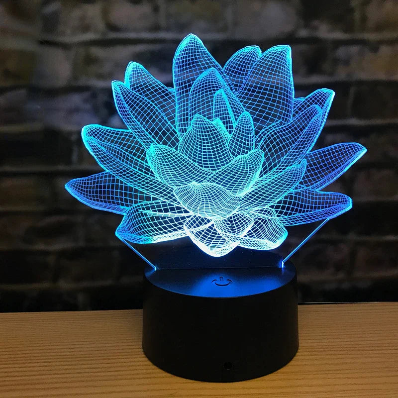Floroux - Lampe de nuit Lotus
