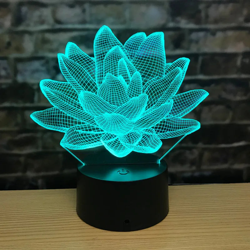Floroux - Lampe de nuit Lotus