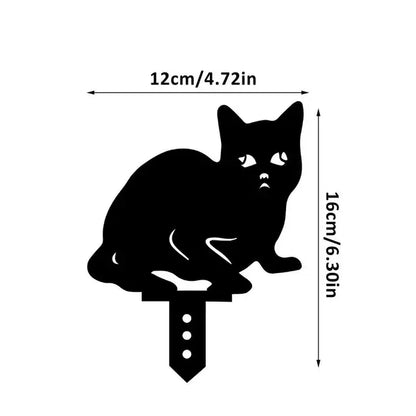 Floroux - Chat Piquets de Jardin