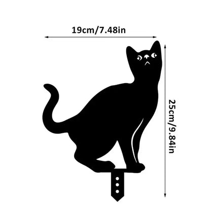 Floroux - Chat Piquets de Jardin